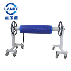 Enrollador de cubierta para piscina Landy 55Z de aleación de aluminio duradero con ruedas para cubrir piscinas - Product Image 1