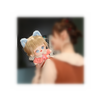 Personnalisé doux fille en peluche poupée hochet bruit petite peau de poupée douce poupée kpop personnalisée