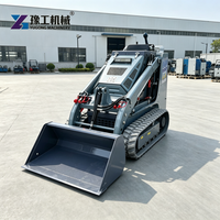 Loader Skid Steer Multifungsi Dengan Bucket 4-in-1 untuk Konstruksi, Pertanian, dan Lanskap
