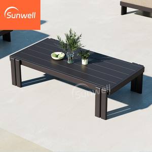 Ensemble <span class=keywords><strong>de</strong></span> canapés <span class=keywords><strong>de</strong></span> <span class=keywords><strong>salon</strong></span> extérieur en aluminium moderne <span class=keywords><strong>de</strong></span> luxe pour cour, villa et hôtel - Imperméable et écologique - Product Image 4