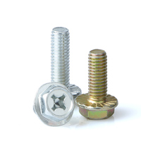 Vis à tête hexagonale à bride en acier inoxydable DIN6921 zingué M6 M7 M8 M10 S-S 304 316 Vis à tête hexagonale à bride en aluminium Normes DIN