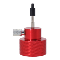 Adaptateur de remplissage de propane avec soupape d'aération pour canettes de gaz Airsoft et Green avec couvercle de protection