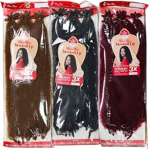 3X Capelli Sintetici Pre-Fluffati per Trecce Cubane e <span class=keywords><strong>Marley</strong></span> Twist, 205g, Estensioni per Trecce all'Uncinetto - Product Image 1