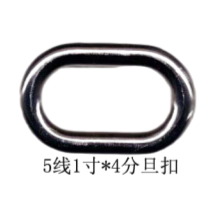 Großhandel Umweltfreundlicher Zinklegierung Split-<span class=keywords><strong>Button</strong></span> Ovalring Anpassbare Farbe und Größe für Gepäckzubehör - Product Image 6