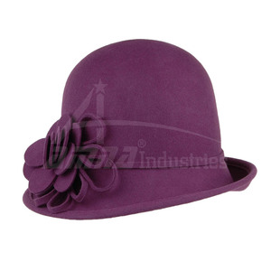 Sombrero de Color púrpura para niñas, diseño personalizado, último diseño - Product Image 2
