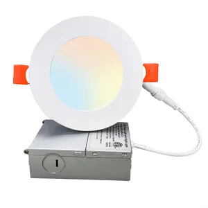 0nline Hot Sale CCT Selectable Cozy Light at Midnight Recessed 4 inch 9W Slim Panel Light with Night Mode