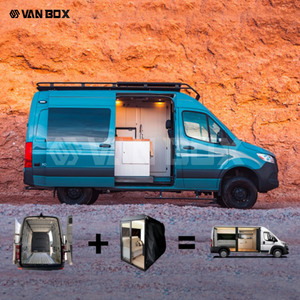 Conception multifonctionnelle de luxe Petite caravane de voyage Aménagement de camping-car <span class=keywords><strong>Toit</strong></span> pop up Conversion Off Road Van Box Campervan à vendre - Product Image 1