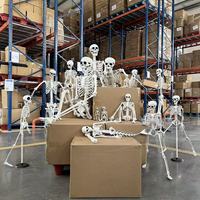 Squelette géant en plastique de 24 mètres pour Halloween, modèle de décoration corporelle complète en forme humaine, idéal pour événements transfrontaliers, fabriqué en Chine, unisexe, référence 1010