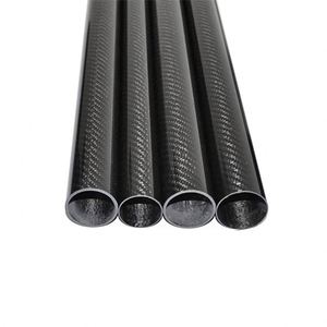 Tubo de Fibra de Carbono SHENYU, Tubo Cónico de 1000 mm, Color Negro Mate Diagonal, Tubo de Carbono 3k - Product Image 4