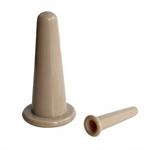 Ensemble de ventouses en silicone anti-<span class=keywords><strong>cellulite</strong></span>, 2 pièces, ventouses faciales sous vide pour massage du visage, thérapie corporelle, ventouses Hijama pour le soin de la peau - Product Image 2