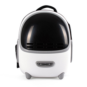Breathable Oxford Pet Carrier <b>Backpack</b> Expandable <b>Cat</b> and Small Dog Travel Bag Zipper Closure Portable Outdoor Tote - Product Image 3