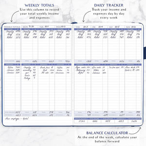 สมุดบันทึกบัญชีคุณภาพสูงสำหรับติดตามรายรับรายจ่าย-สมุดบัญชี-บันทึกการเงิน อุปกรณ์สำหรับธุรกิจขนาดเล็ก สมุดบัญชี สมุดบันทึก - Product Image 2