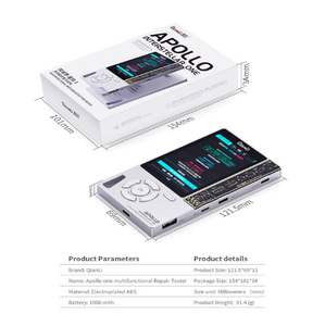 Dispositivo de detección de restauración Qianli Apollo 6 en 1 para iPhone 13 12 11 Pro Max X XS 8P 8 7 <span class=keywords><strong>TrueTone</strong></span> batería auriculares Reparación de banda base - Product Image 4