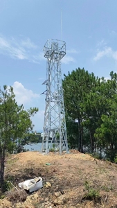 Nhúng nóng thép mạ kẽm tháp giám sát an ninh camera cực giám sát ngoài trời mast tháp giám sát cho hệ thống an ninh - Product Image 2