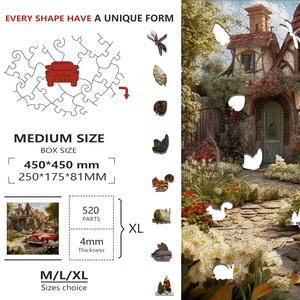 Gỗ <span class=keywords><strong>2D</strong></span> Câu Đố độc đáo và bắt mắt thể Loại sản phẩm cắt laser UV in ấn ghép hình bằng gỗ câu đố trò chơi cho mọi lứa tuổi - Product Image 3