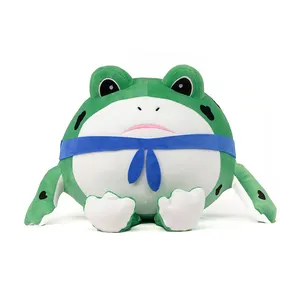 Factory Custom Wholesale Pp Cotton Gift Stuffed Animal Plush Toys Frog