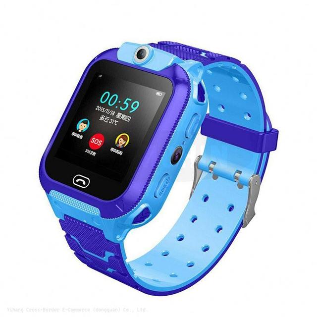 Hot Sale Q12 Waterproof Kids Smart Watch Sos Antil-lost Smartwatch Baby 2g Sim Card Clock Call Location Tracker Watch
