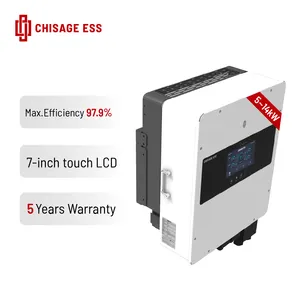 工厂DC光伏输入48V 5kw 6kw 7kw 8kw 9kw 10kw 12kw 14kw带并联功能的三相混合太阳能逆变器