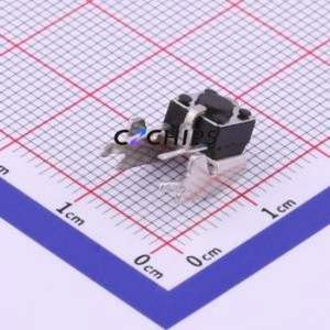 TS-1093B-A1B3-D2 Tactile Switch Through hole Component THT Switch Single Pole Single Throw Round Button 2.5N Right Angle Insert - Product Image 1