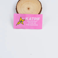 Étiquettes en tissu tissé mat damassé d'excellente qualité, à coudre, badges pratiques pour vêtements et habillement