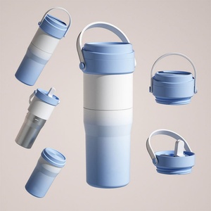 Botella de Agua Deportiva YINUO Magic 650 de Acero Inoxidable 304 de Doble Pared y Aislamiento de 1.1L, Rendimiento Térmico de 12-24 Horas, Ecológica - Product Image 1