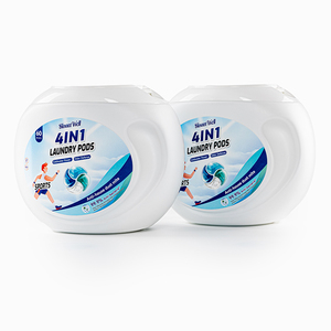Ecologisch verantwoorde 4-in-1 vlekkenverwijderaar vloeistof |   Kleurbescherming & Verheldering |   Wasmiddel met fruitige geur - Product Image 2