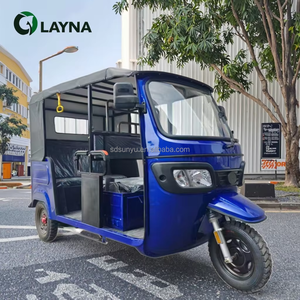 รถสามล้อพลังงานแสงอาทิตย์ 3KW แบบมีหลังคา สำหรับผู้โดยสาร 60v ใช้เป็นแท็กซี่ ขายดี - Product Image 1