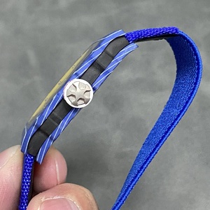 Montre mécanique pour homme V3 de haute qualité, style bleu espagnol, cadran décoratif jaune et rouge, mouvement gravé, montre de sport - Grande Vente - Product Image 3