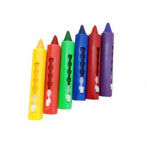 6 Colors Non-toxic Dry & Wet Erased Wax Bath Crayon Sets with Customizable Packaging for Child Drawing - Product Image 4
