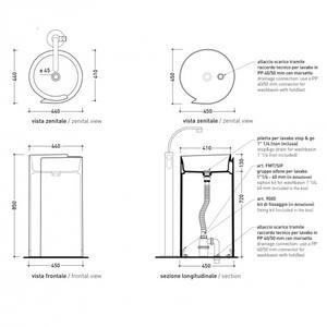 Bacino Freestanding Flaminia Monoroll - Product Image 4