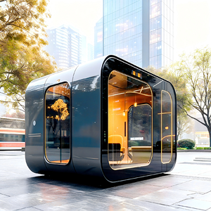 KT Luxury Design personnalisé Petite maison sur roues Maison conteneur préfabriquée Apple Cabane pour terrain inutilisé ou hôtel-chalet - Product Image 6