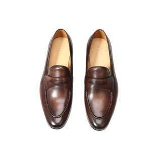 Zapatos <span class=keywords><strong>Mocasines</strong></span> Casuales de Cuero Genuino para <span class=keywords><strong>Hombre</strong></span>, Zapatos Oxford de Negocios con Suela Suave, Zapatos de Vestir Versátiles - Product Image 3