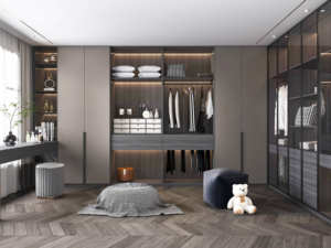 Guardarropa Dormitorio Personalización profesional Estilo de madera maciza Estilo moderno Guardarropa Personalización - Product Image 5