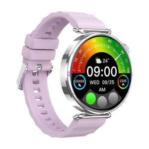 สมาร์ทวอทช์ผู้หญิงรุ่น CY37 หน้า<span class=keywords><strong>ป</strong></span>ัดกลม รุ่นใหม่<span class=keywords><strong>ป</strong></span>ี 2026 หน้าจอ HD IPS สีสันสดใสขนาด <span class=keywords><strong>1</strong></span>.27 นิ้ว รองรับการโทร NFC ควบคุมเพลง พร้อมฟังก์ชั่นติดตามสุขภาพ - Product Image 4