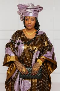 Robe d'été en lin artisanal respirant, à col halter, dos nu, avec détail de nœud - Product Image 5