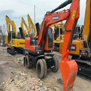 Excavadora de Ruedas Usada Doosan DX150W DX150W-9C de Segunda Mano, Buen Precio de Fábrica, Maquinaria de Movimiento de Tierras, Excavadoras de 15 Toneladas - Product Image 1
