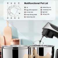 Mélangeur sur socle domestique Mélangeurs d'aliments multifonctions 4L Mélangeur de pâte électrique avec fonction de fermentation