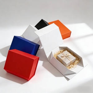 Premium <b>Magnetic</b> Folding <b>Gift</b> <b>Box</b> Eco-Friendly Rigid Cardboard Custom Print/Finish Reusable for Corporate <b>Gift</b> Packaging - Product Image 1