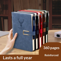 Ensemble de carnets à fermeture magnétique de style simple en anglais, formats A4, A5, A6, papeterie de bureau créative, vente en gros, impression personnalisée