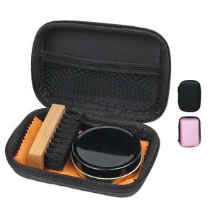 Huile de polissage de chaussures en peluche de nettoyage du cuir avec brosse Kit de crème de cire de <span class=keywords><strong>chaussure</strong></span> à l'huile de silicone noire pour cirage de chaussures - Product Image 6