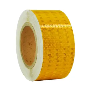 Hot Selling Honeycomb Orange Ece104r Yellow Truck Dot Trailer Laser Car Sticker Reflective Warning Tape