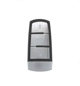 Kunci mobil remote control pintar 3 tombol untuk 10x Volkswagen 2006-2013 B6 cc Magotan Passat 46 433.92MHz CHIP HU66