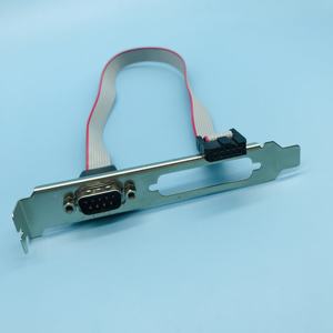 حامل منفذ تسلسلي DB9 بمنفذين مقاس 16 بوصة إلى وصلة دوبونت <span class=keywords><strong>2</strong></span>.0 بـ 10 سنون - Product Image 1