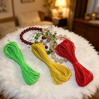 Cordon élastique pour perles de 1 mm, 8 rouleaux de 210 yards, fil extensible pour la fabrication de bijoux, bracelets, colliers, artisanat DIY, multicolore
