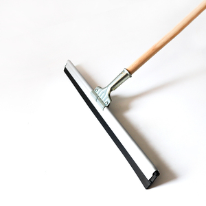 Escobilla de goma curvada de acero de aleación de aluminio para limpieza de suelo de azulejos de cocina de 18 pulgadas para eliminación de grasa - Product Image 2