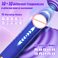 Potente Máquina Sexual Automática de Múltiples Velocidades, Masajeador con Movimiento de Empuje, Máquina de Masturbación Femenina, Consolador, Máquina Sexual para Mujeres