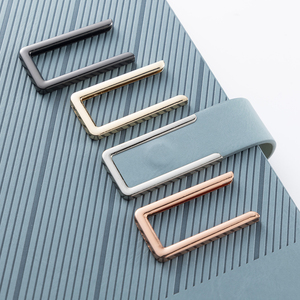 อุปกรณ์ฮาร์ดแวร์ที่หุ้มโน้ตบุ๊คหัวเข็มขัดโลหะรูปตัวยูสมุดทรงสี่เหลี่ยมกลวงที่สร้างสรรค์หัวเข็มขัดอัลบั้ม - Product Image 4