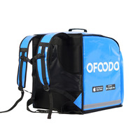 Sac isotherme personnalisé de haute qualité, imperméable, pour la livraison de nourriture en moto, grand sac de livraison de nourriture, étanche