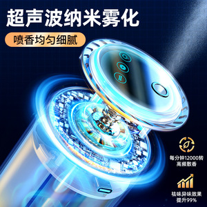 Intelligent <b>Car</b> Perfume Spray 50Ml Usb Powered <b>Fragrance</b> <b>Diffuser</b> For Interior Aromatherapy Decorative Scent - Product Image 2