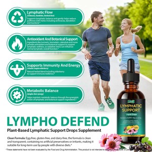 솔로트리 액상 림프 지원 드롭스 식이 보조제 간 해독 및 면역 지원을 위한 림프 배출 팅크처 - Product Image 5